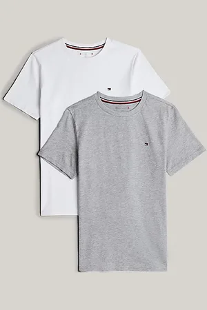 Tommy Hilfiger Pack de 2 camisetas Signature con logo