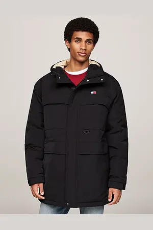 Tommy Hilfiger Parka de lona con relleno de plumón