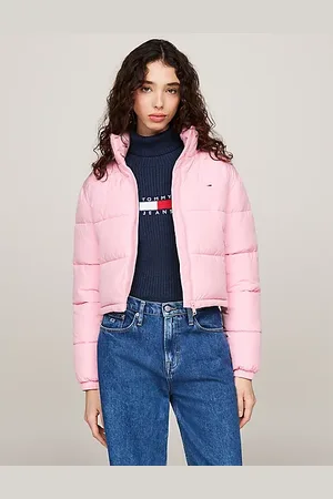 Tommy Hilfiger Chaqueta acolchada cropped con cremallera