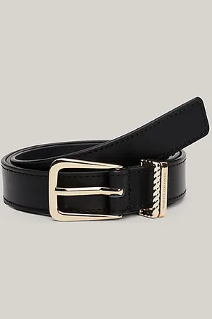 Tommy Hilfiger Cinturón de piel con hebilla redondeada