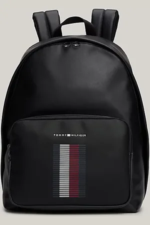 Tommy Hilfiger Mochila con bolsillo con textura de piqué
