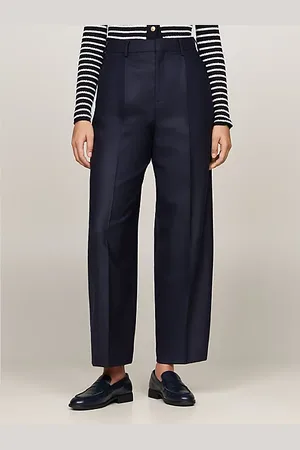 Tommy Hilfiger Pantalón ancho con escudo bordado