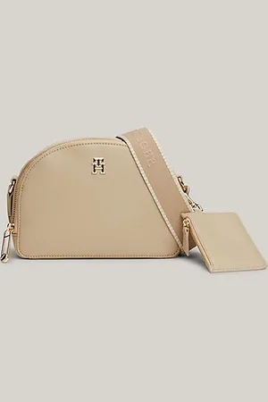 Tommy Hilfiger Bolso bandolera de media luna con TH Monogram