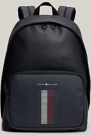 Tommy Hilfiger Mochila con bolsillo con textura de piqué