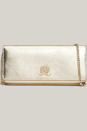 Tommy Hilfiger Bolso de mano en piel metalizada con cadena