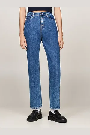 Tommy Hilfiger Vaqueros Izzie de pernera recta y talle alto