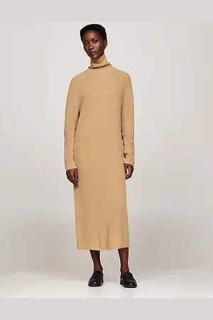 Tommy Hilfiger Vestido de punto midi en cachemira