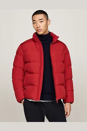 Tommy Hilfiger Chaqueta de plumón acolchada con cuello alto