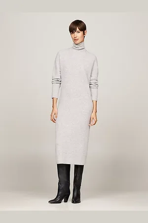 Tommy Hilfiger Vestido de punto midi en cachemira