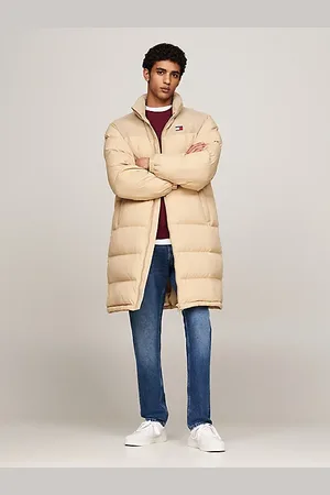Tommy Hilfiger Abrigo Alaska acolchado de pana con relleno de plumón