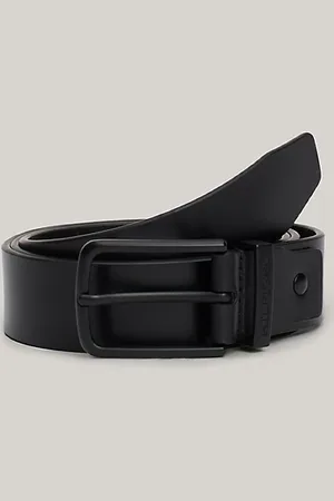 Tommy Hilfiger Cinturón de piel con monotipo tonal
