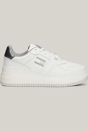 Tommy Hilfiger Zapatillas de baloncesto metalizadas de piel