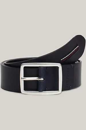 Tommy Hilfiger Cinturón de piel con monotipo Hilfiger