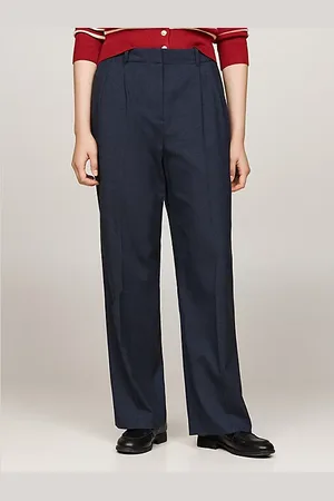 Tommy Hilfiger Pantalón de franela amplio y recto
