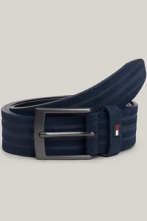 Tommy Hilfiger Cinturón de piel con rayas en relieve