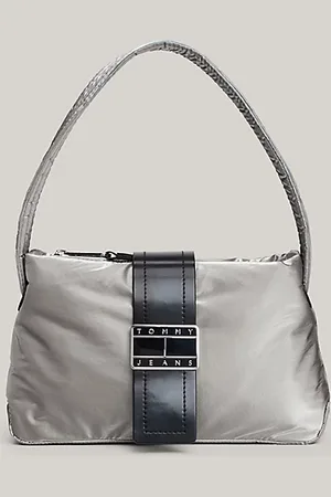 Tommy Hilfiger Bolso de hombro metalizado