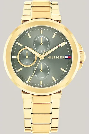 Tommy Hilfiger Reloj de acero inoxidable con brazalete