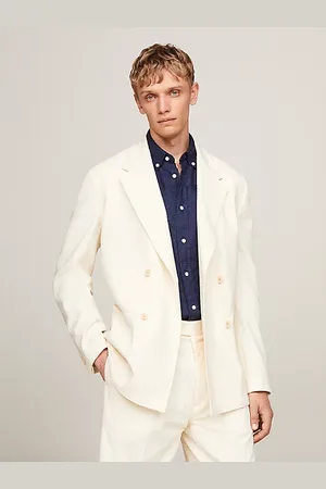 Tommy Hilfiger Americana con botonadura doble y monograma TH