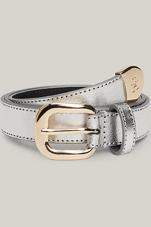 Tommy Hilfiger Cinturón de piel con hebilla redondeada