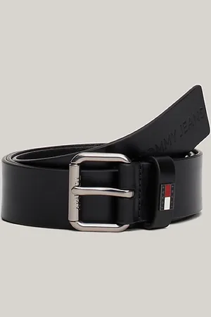 Tommy Hilfiger Cinturón de piel con hebilla de rulo