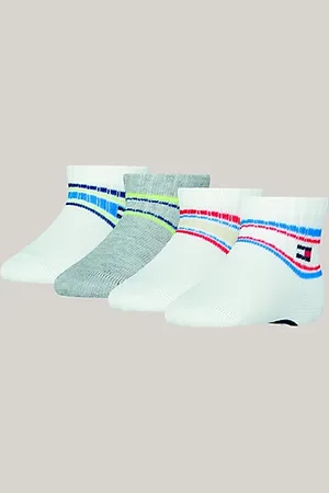 Tommy Hilfiger Pack de 4 pares de calcetines a rayas