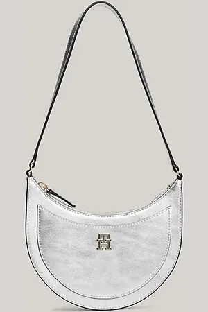 Tommy Hilfiger Bolso de hombro en piel metalizada