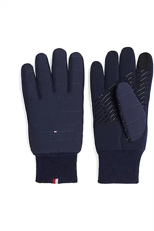 Tommy Hilfiger Guantes con logo y costuras acolchadas