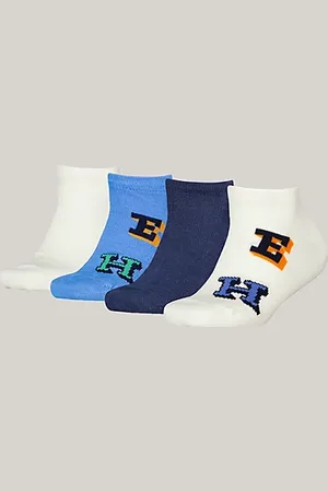 Tommy Hilfiger Pack de 4 pares de calcetines cortos con letras