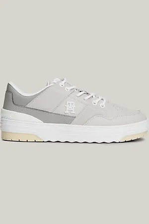 Tommy Hilfiger Zapatillas de piel con mezcla de texturas