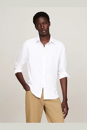 Tommy Hilfiger Camisa Smart Casual tejida de corte slim