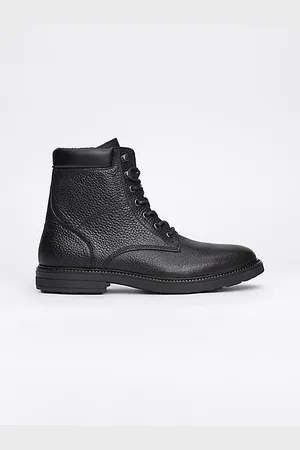Tommy Hilfiger Botas de media caña en piel granulada