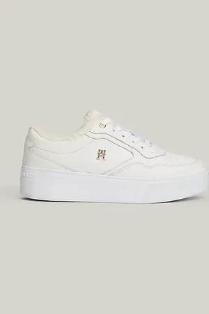 Tommy Hilfiger Zapatillas de piel forradas con plataforma