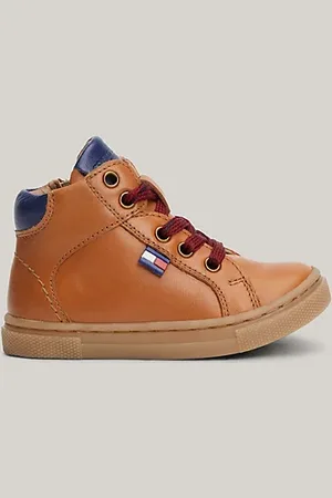 Tommy Hilfiger Zapatillas de piel con corte alto