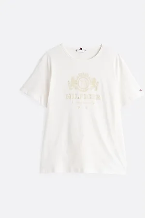 Tommy Hilfiger Camiseta Curve con acabados a contraste