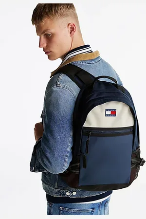 Tommy Hilfiger Mochila color block con logo engomado