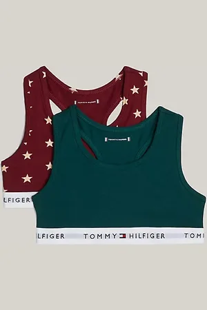 Tommy Hilfiger Pack de 2 bralettes Signature con estampado