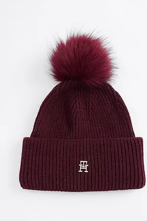 Tommy Hilfiger Gorro Chic con pompón