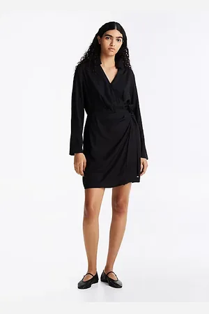Tommy Hilfiger Vestido corto cruzado y amplio