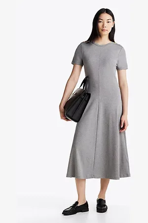 Tommy Hilfiger Vestido midi con vuelo