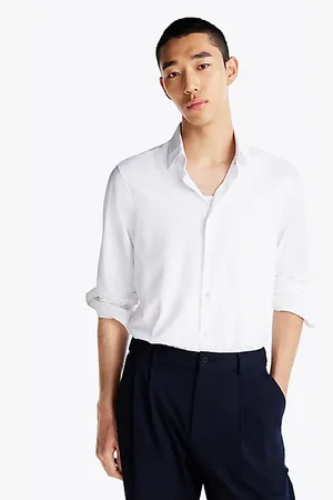 Tommy Hilfiger Camisa Performance de punto slim