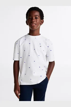Tommy Hilfiger Camiseta con estampado de banderitas
