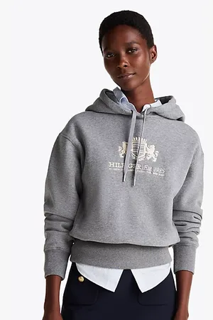 Tommy Hilfiger Sudadera con capucha, cordón y logo bordado
