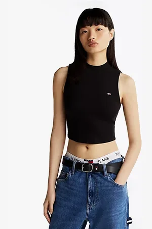 Tommy Hilfiger Camiseta cropped sin mangas