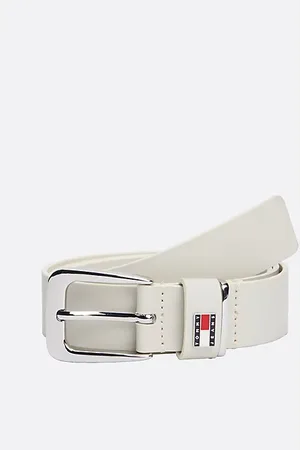 Tommy Hilfiger Cinturón de piel con insignia en la trabilla