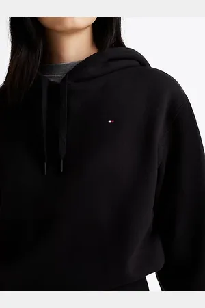 Tommy Hilfiger Sudadera de felpa con capucha y bajo ancho