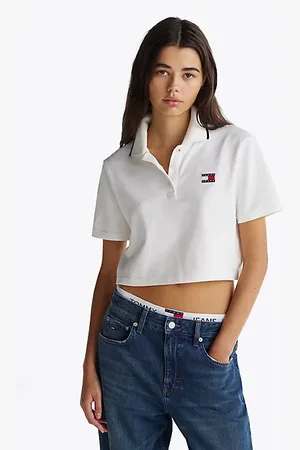 Tommy Hilfiger Polo de corte cropped y holgado