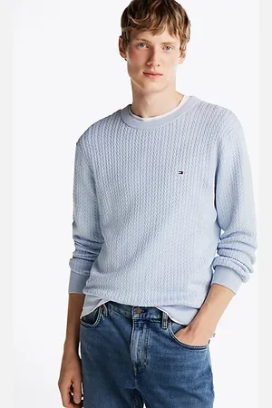 Tommy Hilfiger Jersey de punto espiga con cuello redondo