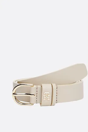 Tommy Hilfiger Cinturón Essential de piel con monograma TH
