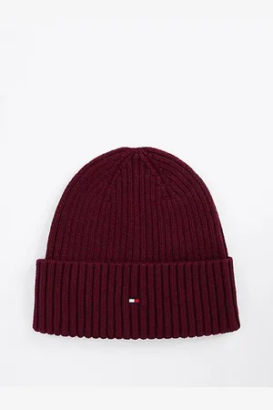 Tommy Hilfiger Gorro con cachemira y logo Hilfiger