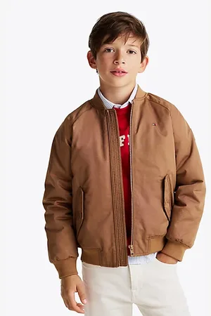 Tommy Hilfiger Cazadora bomber en sarga con logo